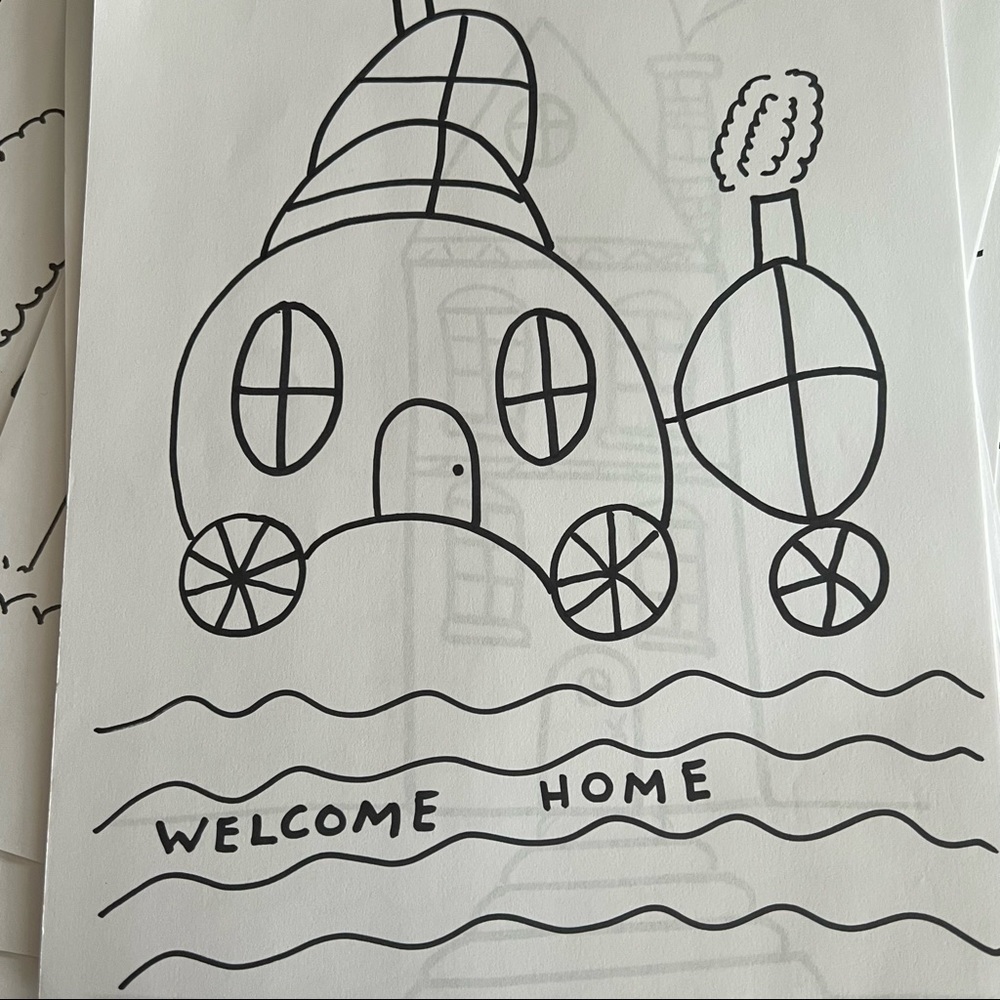 Coloring Book”Welcome Home” - Picture 4 of 6